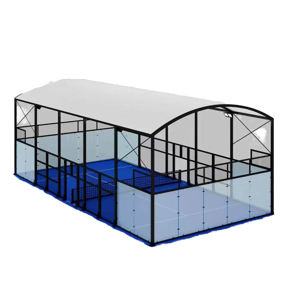 Manufacturer Outdoor Panoramic Custom Colors Padel Tennis Court