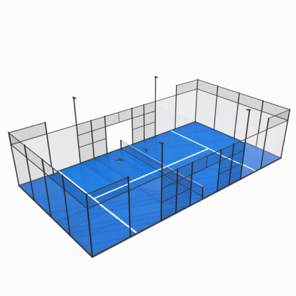 Padel haoran 2024 China Manufacturer Wholesale Indoor Outdoor Padel Court Panoramic Padel Court