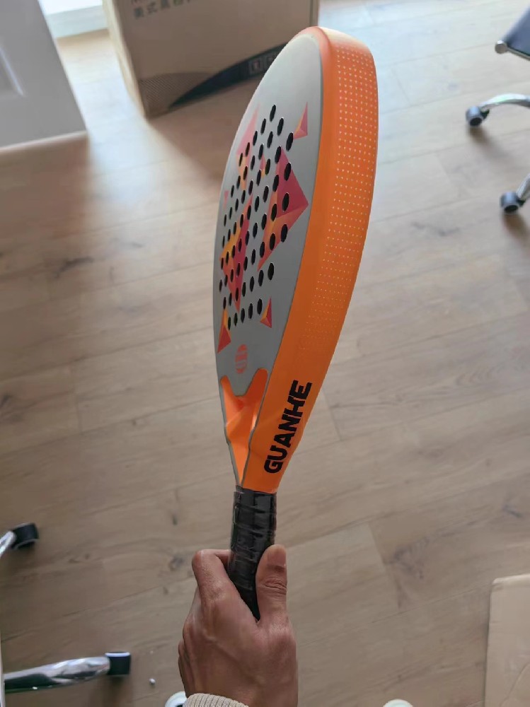 Made in China haoran:Padel Racket Carbon Fiber Surface With EVA Memory Flex Foam Core Padel Tennis Racquets Lightweight