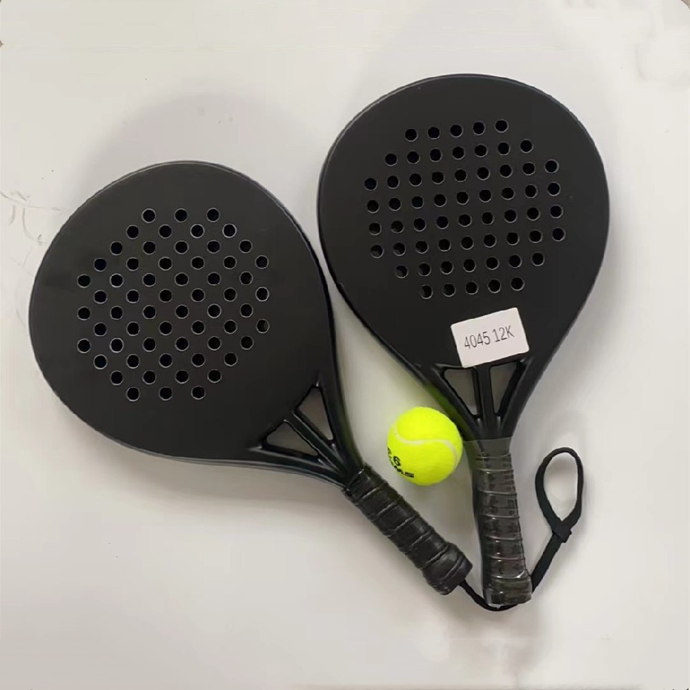 Wholesale Professional Customized Racket Fiberglass 3k 12k 18k Carbon Tennis Paddel Padel Tennis