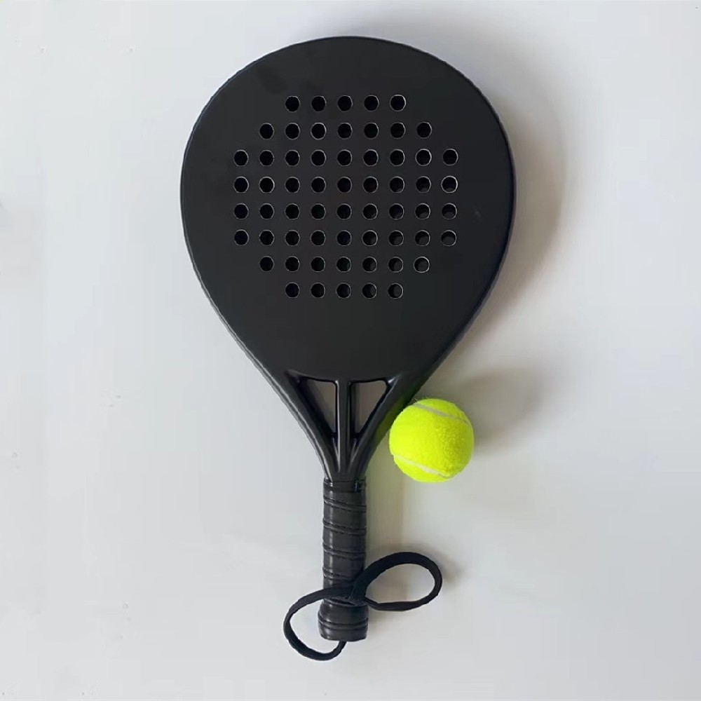 Factory Custom 3K Titanium Woven Graphite Paddel Racket Paddle Tennis Rackets